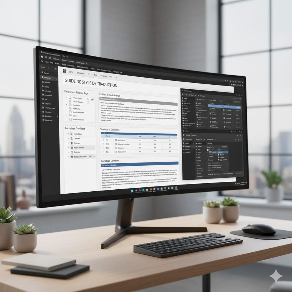 Microsoft Word document with multilingual content and preserved formatting
