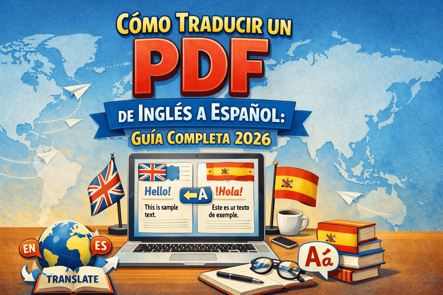 Guía completa para traducir PDF de inglés a español con IA y OCR