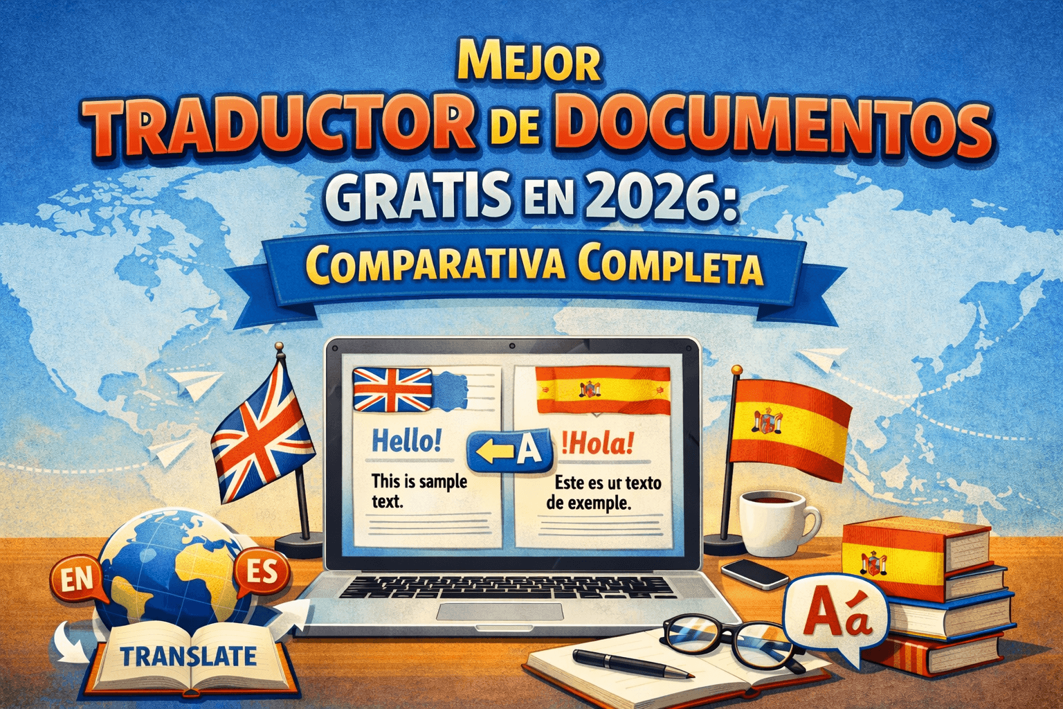 Comparativa de los mejores traductores de documentos gratis en 2026